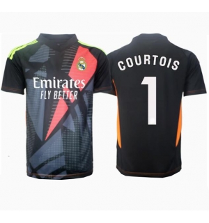 Real Madrid Thibaut Courtois #1 Keeper Bortedrakt 2024-25 Kortermet