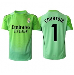 Real Madrid Thibaut Courtois #1 Keeper Bortedrakt 2025-26 Kortermet