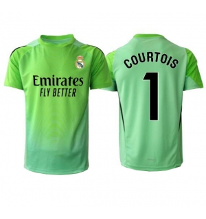 Real Madrid Thibaut Courtois #1 Keeper Bortedrakt 2025-26 Kortermet