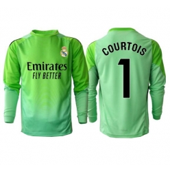 Real Madrid Thibaut Courtois #1 Keeper Bortedrakt 2025-26 Langermet