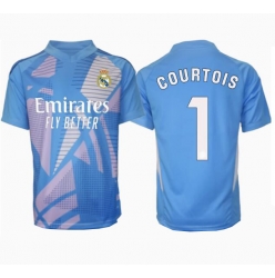 Real Madrid Thibaut Courtois #1 Keeper Hjemmedrakt 2024-25 Kortermet