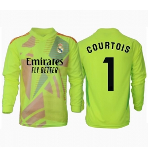 Real Madrid Thibaut Courtois #1 Keeper Tredjedrakt 2024-25 Langermet
