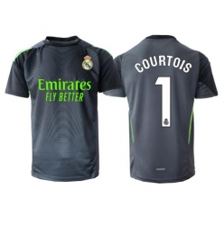 Real Madrid Thibaut Courtois #1 Keeper Tredjedrakt 2025-26 Kortermet