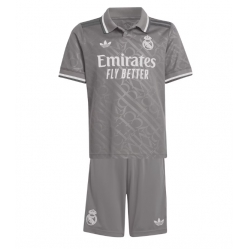 Real Madrid Tredjedraktsett Barn 2024-25 Kortermet (+ Korte bukser)