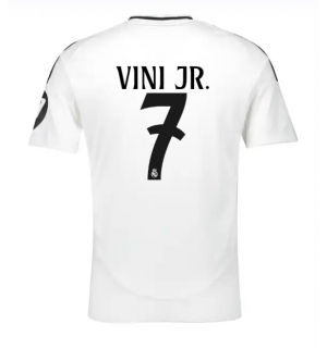 Real Madrid Vinicius Junior #7 Hjemmedrakt 2024-25 Kortermet