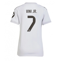 Real Madrid Vinicius Junior #7 Hjemmedrakt Dame 2025-26 Kortermet