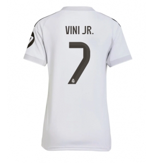 Real Madrid Vinicius Junior #7 Hjemmedrakt Dame 2025-26 Kortermet