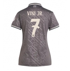 Real Madrid Vinicius Junior #7 Tredjedrakt Dame 2024-25 Kortermet