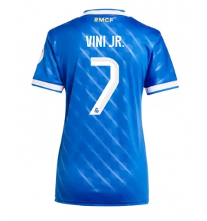 Real Madrid Vinicius Junior #7 Tredjedrakt Dame 2025-26 Kortermet