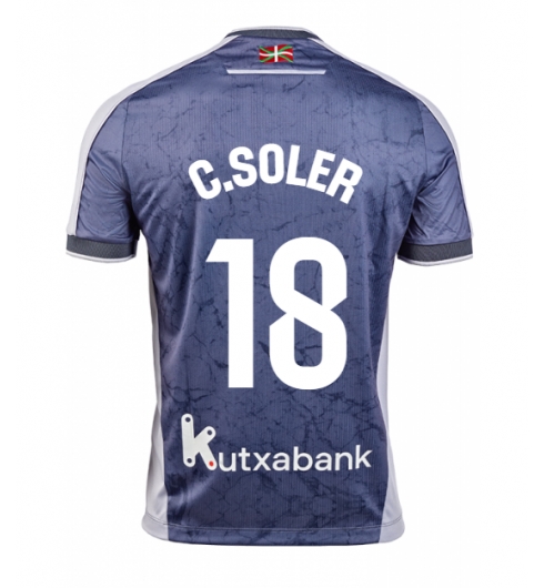 Real Sociedad Carlos Soler #18 Bortedrakt 2025-26 Kortermet Real Sociedad Carlos Soler #18 Bortedrakt 2025-26 Kortermet