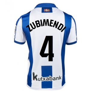 Real Sociedad Martin Zubimendi #4 Hjemmedrakt 2024-25 Kortermet