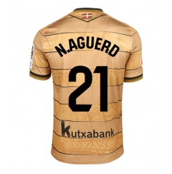 Real Sociedad Nayef Aguerd #21 Bortedrakt 2024-25 Kortermet