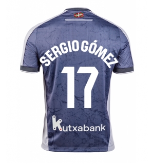 Real Sociedad Sergio Gomez #17 Bortedrakt 2025-26 Kortermet