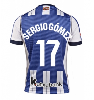 Real Sociedad Sergio Gomez #17 Hjemmedrakt 2025-26 Kortermet