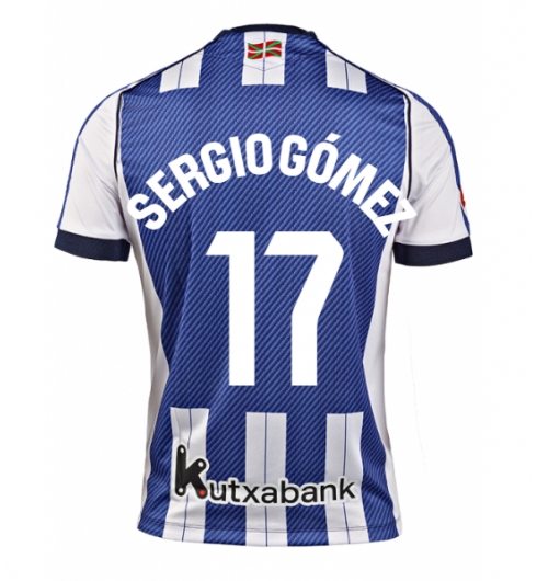 Real Sociedad Sergio Gomez #17 Hjemmedrakt 2025-26 Kortermet Real Sociedad Sergio Gomez #17 Hjemmedrakt 2025-26 Kortermet