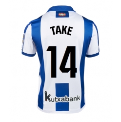 Real Sociedad Takefusa Kubo #14 Hjemmedrakt 2024-25 Kortermet
