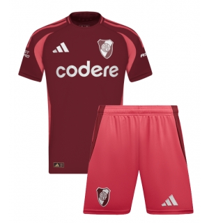 River Plate Bortedraktsett Barn 2024-25 Kortermet (+ Korte bukser)