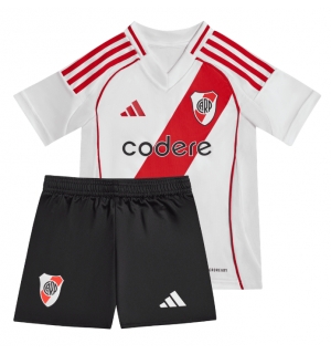 River Plate Hjemmedraktsett Barn 2024-25 Kortermet (+ Korte bukser)