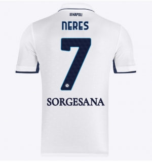 SSC Napoli David Neres #7 Bortedrakt 2024-25 Kortermet