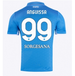 SSC Napoli Frank Anguissa #99 Hjemmedrakt 2024-25 Kortermet