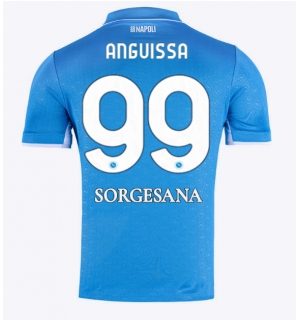 SSC Napoli Frank Anguissa #99 Hjemmedrakt 2024-25 Kortermet