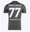 SSC Napoli Khvicha Kvaratskhelia #77 Tredjedrakt 2024-25 Kortermet