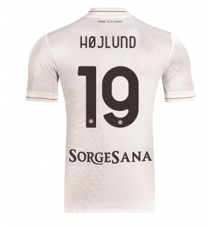 SSC Napoli Rasmus Hojlund #19 Bortedrakt 2025-26 Kortermet
