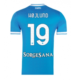 SSC Napoli Rasmus Hojlund #19 Hjemmedrakt 2025-26 Kortermet