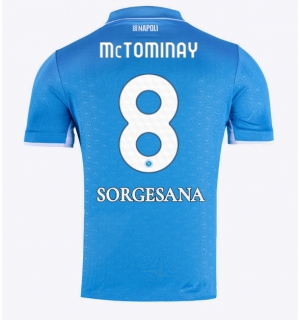 SSC Napoli Scott McTominay #8 Hjemmedrakt 2024-25 Kortermet