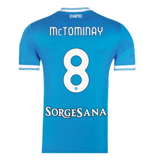 SSC Napoli Scott McTominay #8 Hjemmedrakt 2025-26 Kortermet SSC Napoli Scott McTominay #8 Hjemmedrakt 2025-26 Kortermet