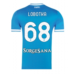 SSC Napoli Stanislav Lobotka #68 Hjemmedrakt 2025-26 Kortermet