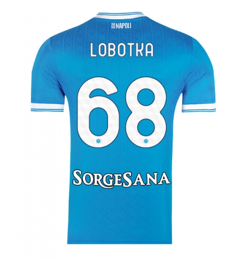 SSC Napoli Stanislav Lobotka #68 Hjemmedrakt 2025-26 Kortermet SSC Napoli Stanislav Lobotka #68 Hjemmedrakt 2025-26 Kortermet