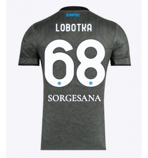 SSC Napoli Stanislav Lobotka #68 Tredjedrakt 2024-25 Kortermet