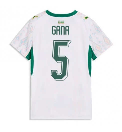 Senegal Idrissa Gueye #5 Hjemmedrakt Dame VM 2026 Kortermet Senegal Idrissa Gueye #5 Hjemmedrakt Dame VM 2026 Kortermet