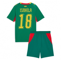 Senegal Ismaila Sarr #18 Bortedraktsett Barn VM 2026 Kortermet (+ Korte bukser)