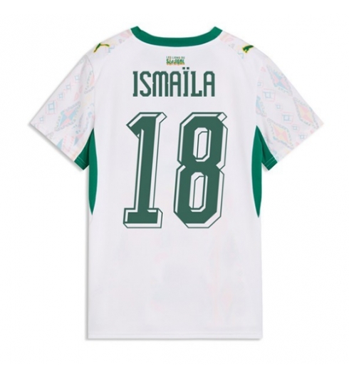 Senegal Ismaila Sarr #18 Hjemmedrakt Dame VM 2026 Kortermet Senegal Ismaila Sarr #18 Hjemmedrakt Dame VM 2026 Kortermet
