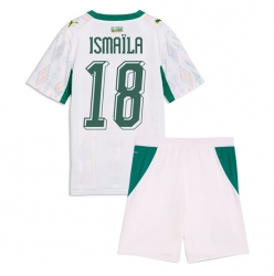 Senegal Ismaila Sarr #18 Hjemmedraktsett Barn VM 2026 Kortermet (+ Korte bukser)