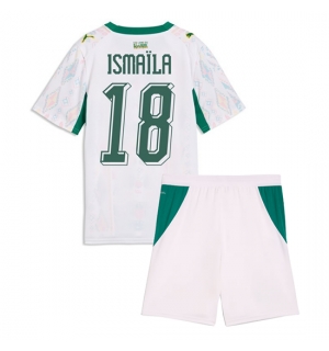Senegal Ismaila Sarr #18 Hjemmedraktsett Barn VM 2026 Kortermet (+ Korte bukser)