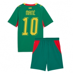 Senegal Sadio Mane #10 Bortedraktsett Barn VM 2026 Kortermet (+ Korte bukser)