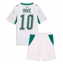 Senegal Sadio Mane #10 Hjemmedraktsett Barn VM 2026 Kortermet (+ Korte bukser)