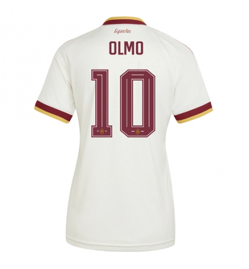 Spania Dani Olmo #10 Bortedrakt Dame VM 2026 Kortermet Spania Dani Olmo #10 Bortedrakt Dame VM 2026 Kortermet
