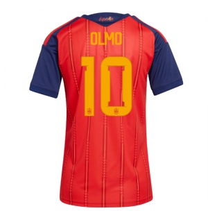 Spania Dani Olmo #10 Hjemmedrakt Dame VM 2026 Kortermet