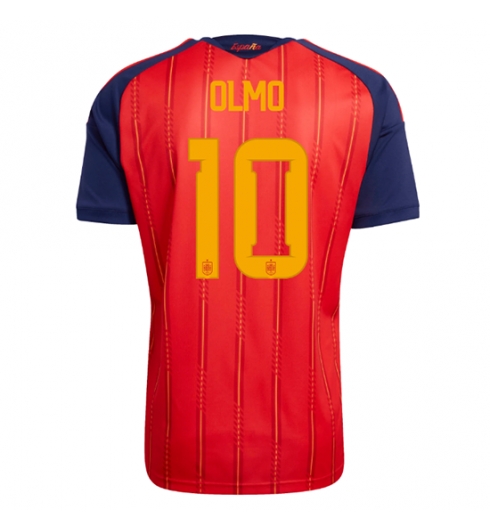 Spania Dani Olmo #10 Hjemmedrakt VM 2026 Kortermet Spania Dani Olmo #10 Hjemmedrakt VM 2026 Kortermet