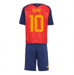 Spania Dani Olmo #10 Hjemmedraktsett Barn VM 2026 Kortermet (+ Korte bukser)