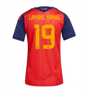 Spania Lamine Yamal #19 Hjemmedrakt Dame VM 2026 Kortermet