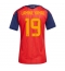 Spania Lamine Yamal #19 Hjemmedrakt Dame VM 2026 Kortermet Spania Lamine Yamal #19 Hjemmedrakt Dame VM 2026 Kortermet