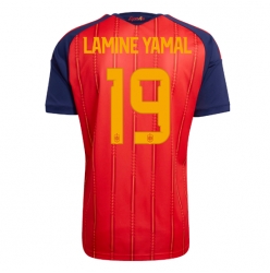 Spania Lamine Yamal #19 Hjemmedrakt VM 2026 Kortermet