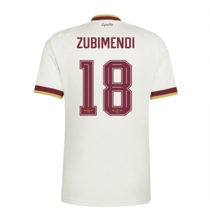 Spania Martin Zubimendi #18 Bortedrakt VM 2026 Kortermet