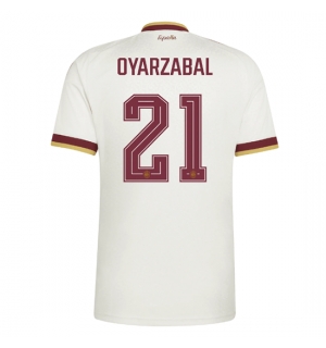 Spania Mikel Oyarzabal #21 Bortedrakt VM 2026 Kortermet