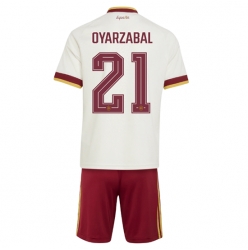 Spania Mikel Oyarzabal #21 Bortedraktsett Barn VM 2026 Kortermet (+ Korte bukser)